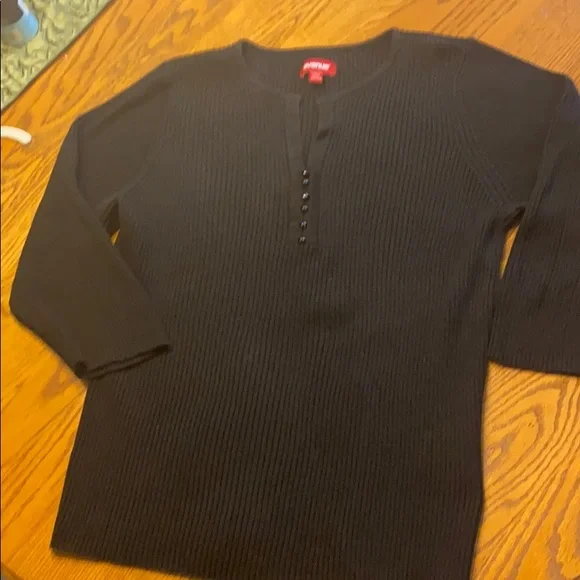 Avenue - Extreme stretchy black sweater - Picture 1 of 6